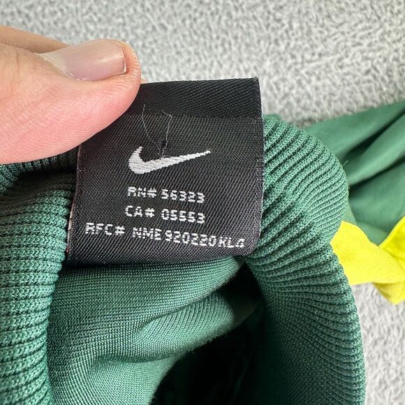 Oregon Ducks Track Jacket Mens Small Nike Team Full Zip Up Sweatshirt - Picture 9 of 11